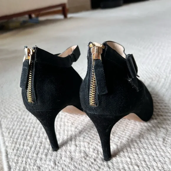 Nine West black heel size 8 - Picture 3 of 3